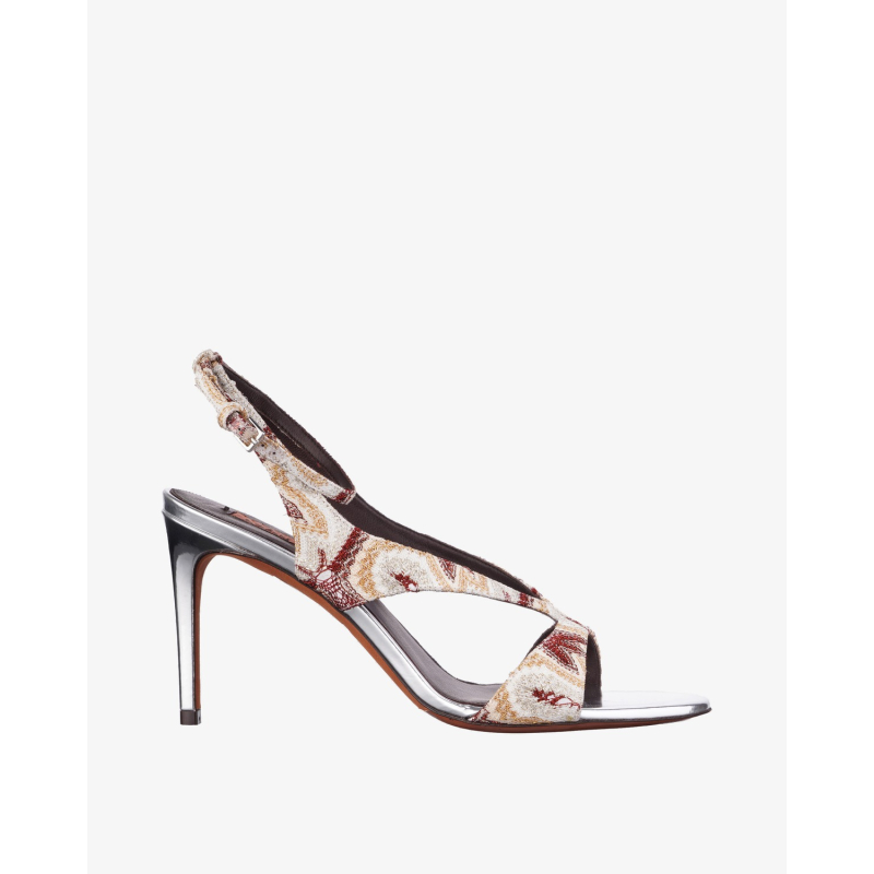 MISSONI Sandale MWF189_114/PL26 DAPHNE RASCHEL ARABESQUE LUREX BROWN