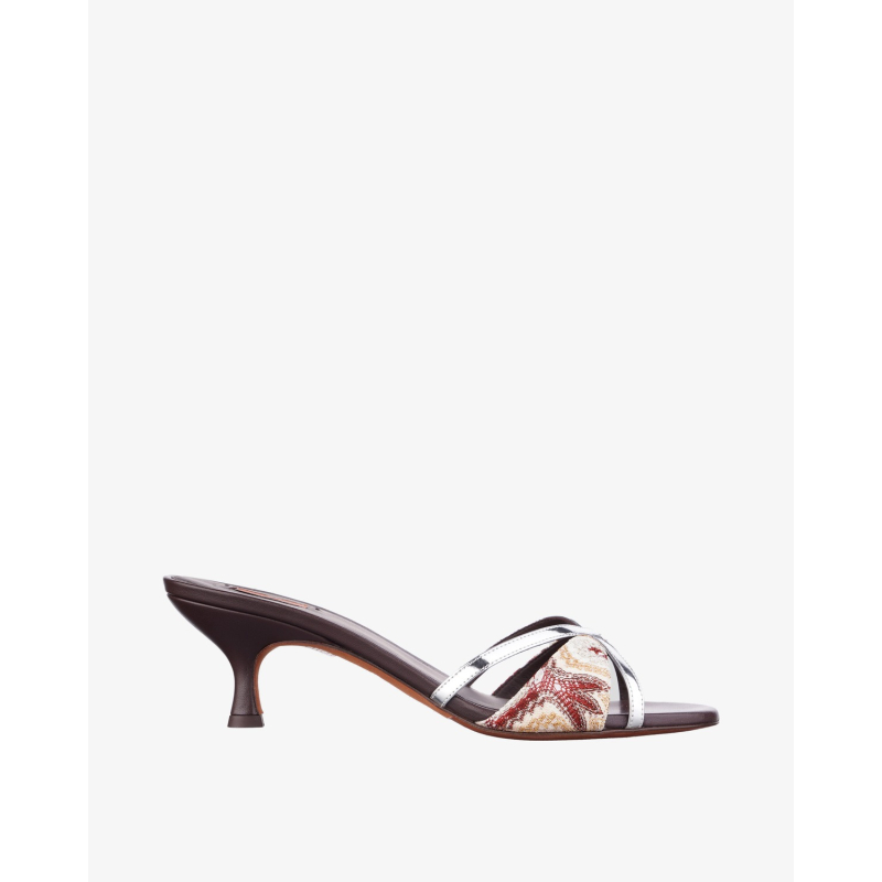 MISSONI Papuče MWF202_114/PL26 KATE RASCHEL ARABESQUE LUREX BROWN