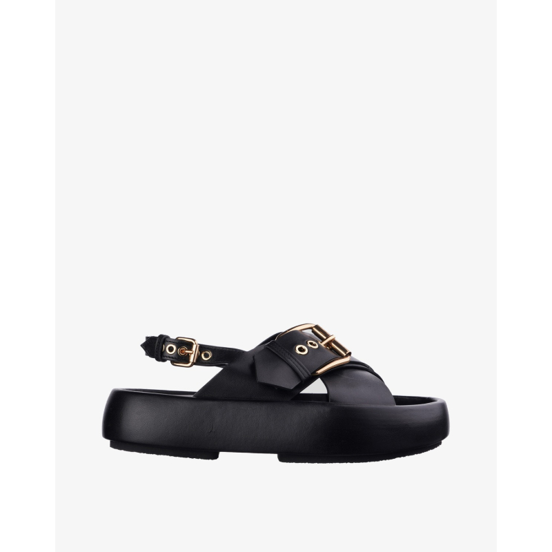 AGL Sandale D694005PGSOFTY0000/PL26 SOFTY BULLE CRIS-CROS NERO