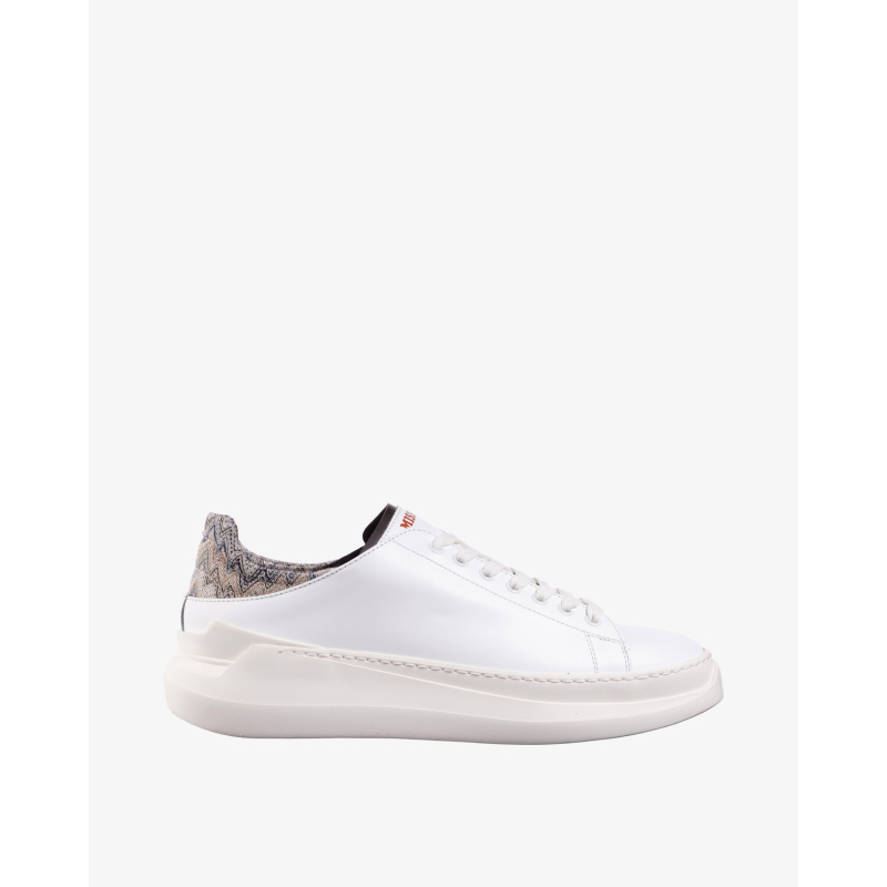 MISSONI Patike MML024_019/PL26 LEON CALFSKIN WHITE / RASCHEL SNAKE SHOT BEIGE