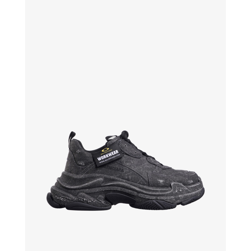 BALENCIAGA Patike 536737-WTSUL-1010/PL26 TRIPLE S SNEAKER  WORKWEAR LABEL BLACK