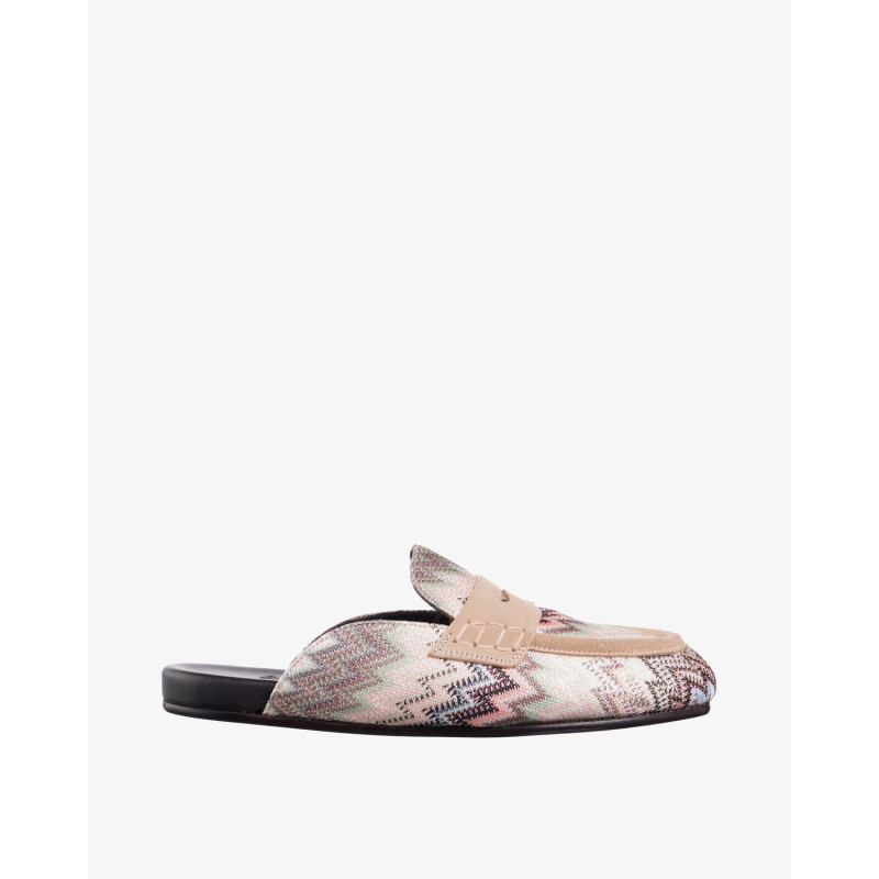 MISSONI Papuče MWL037_105/PL26 BEA RASCHEL SNAKE BEIGE