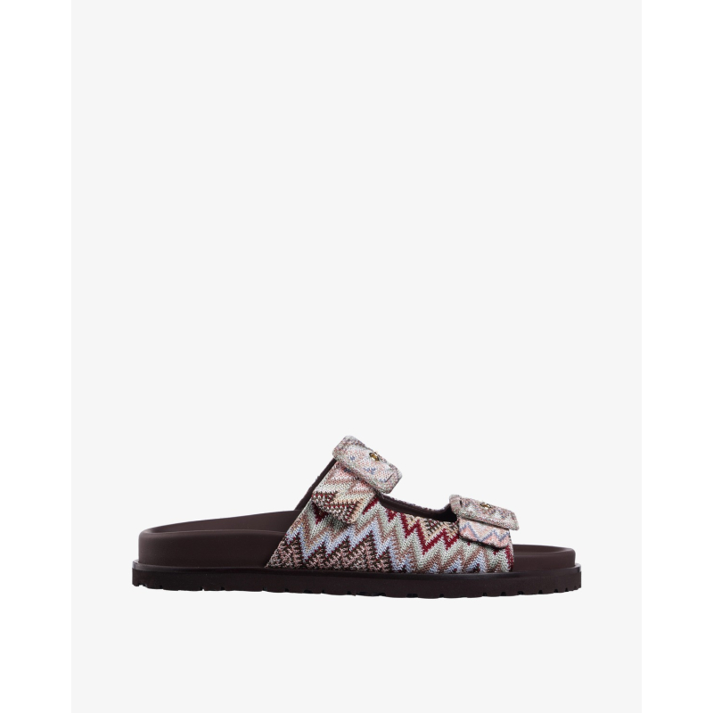 MISSONI Papuče MWF203_105/PL26 CLEA RASCHEL SNAKE BEIGE