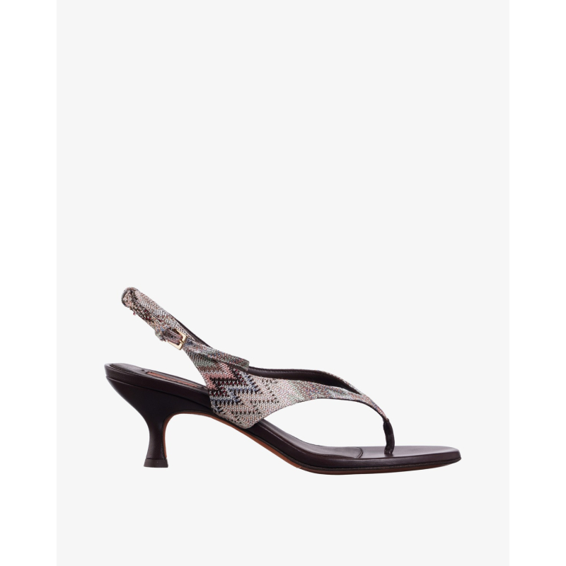 MISSONI Sandale MWF182_105/PL26  JESSIE RASCHEL SNAKE BEIGE