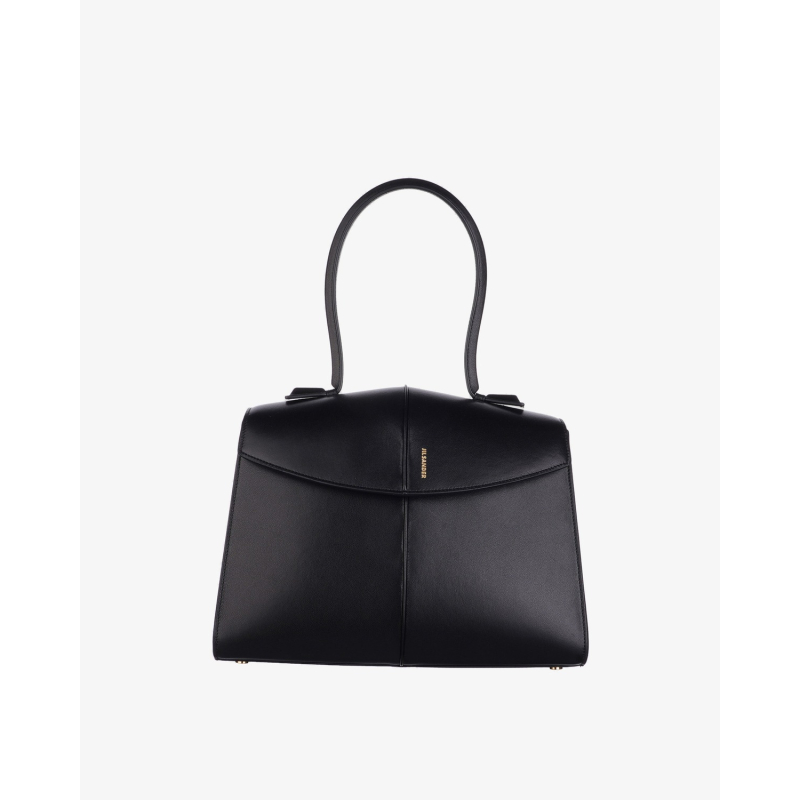 JIL SANDER Torba J08WD0155 LINEA TOP HANDLE MD 001 BLACK/PL26