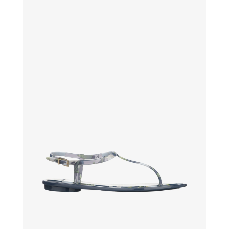 MENGHI Sandale 818/PL25 FIORI DEEP/WHITE