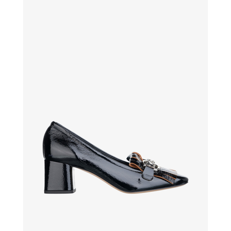 CASADEI Cipele 1D324B0501C29489000/PL26 EMILY DREAMLAC+ACC.NIKEL - NERO