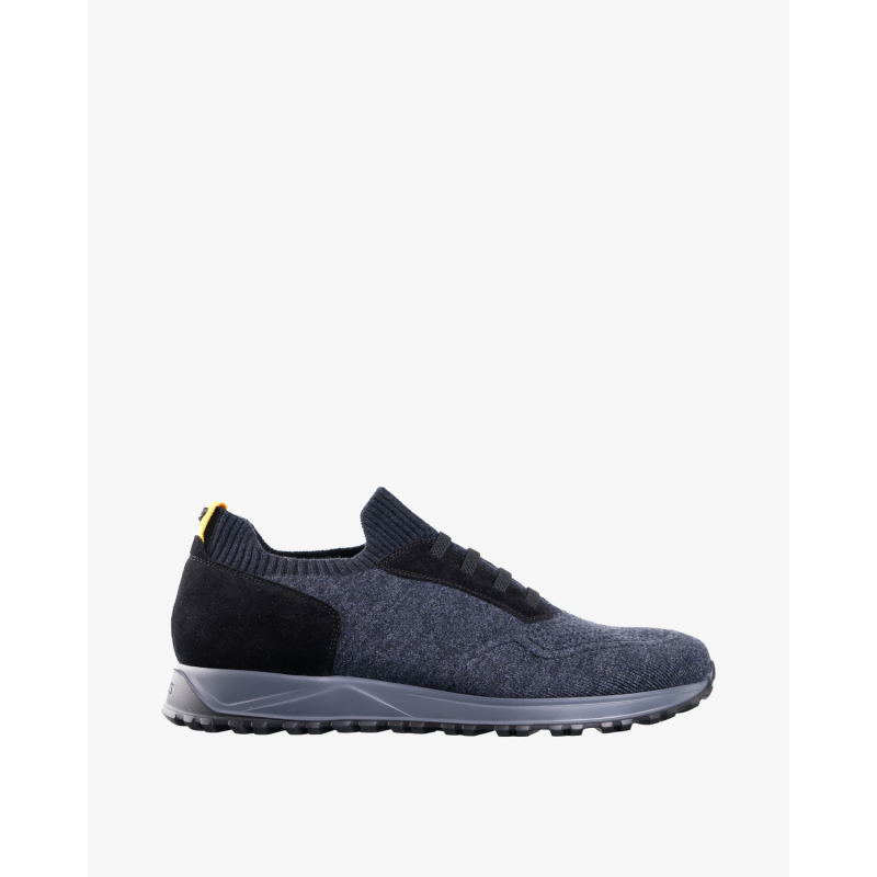 DOUCAL'S Patike DU3568SYDNPX785RN02 SNEAKER IVAN (CALZA MERINOS+VISONE) OFFBLACK+F.DO GRIGI