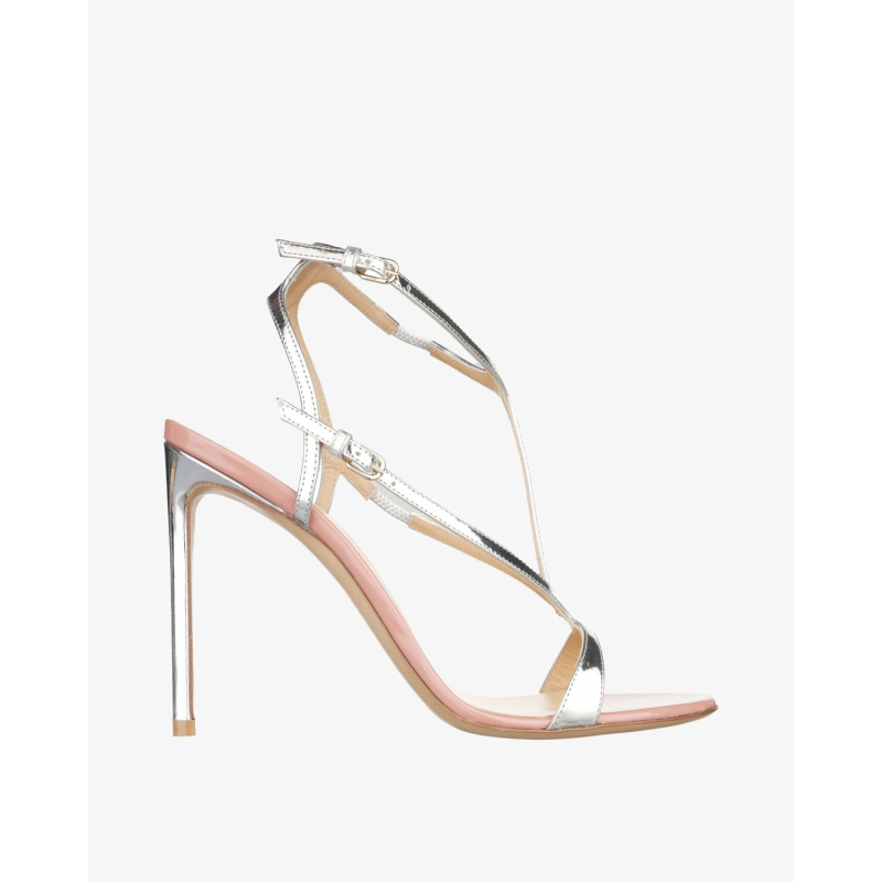 FRANCESCO RUSSO Sandale R1S995/PL25 SILVER