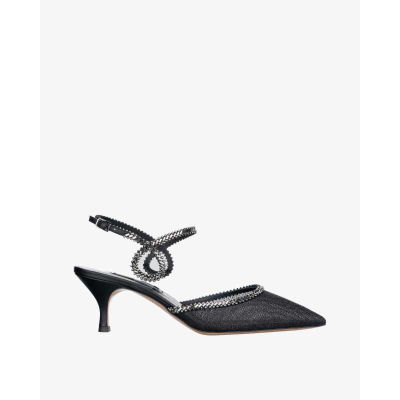 CASADEI Sandale 1H073B0501C2955C136/PL26 JULIA-JOSEPHINE SHAHRAZAD+JOSEPHINE-NERO+SILVER