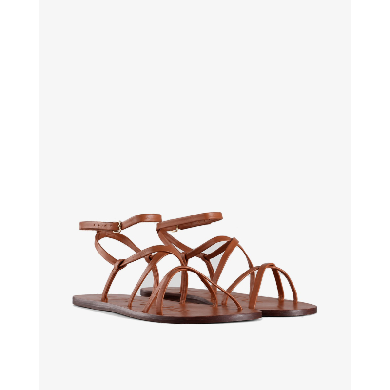 MANEBI Sandale Q 2.7 Y0/PL26 tan ankle strap