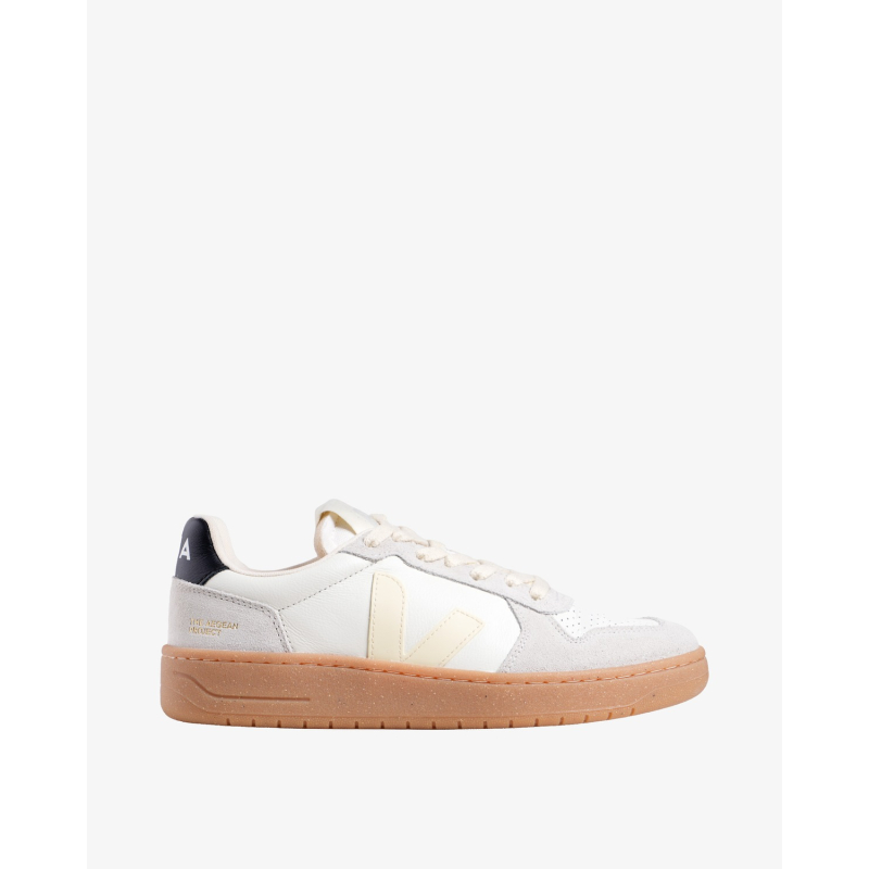 VEJA Patike VE3320942A410 V-82 LEATHER PURE_CALCAIRE_BLACK,/JZ2