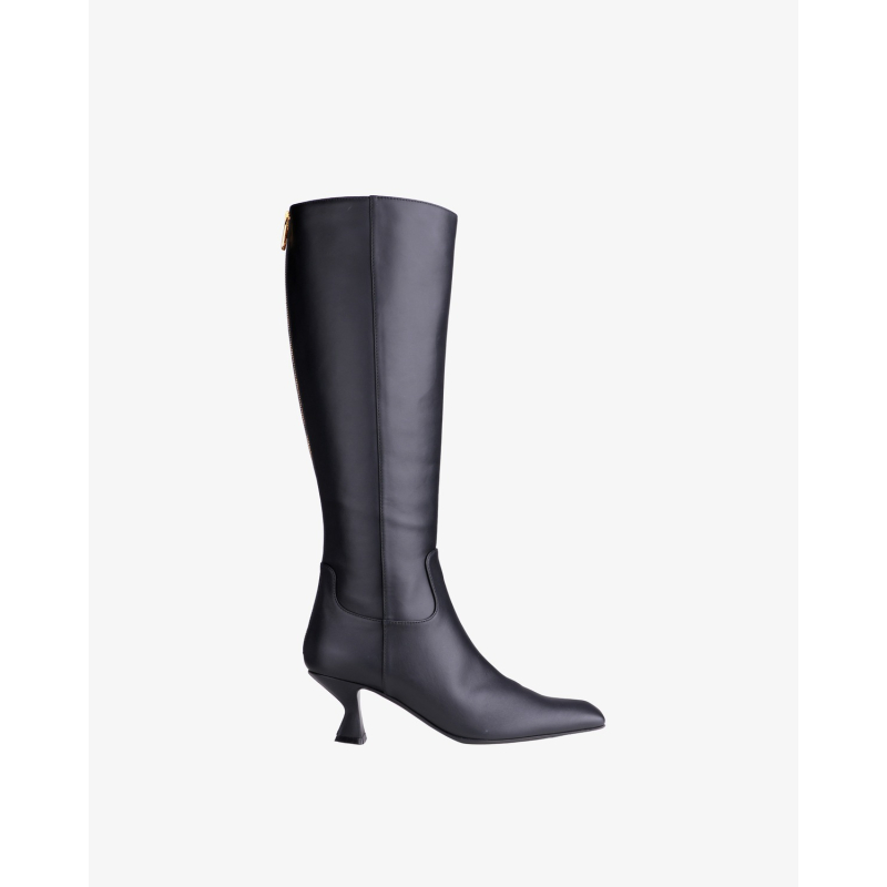 SERGIO ROSSI Čizme B16641MMVN13110 Boot-95 BLACK 1000/JZ26