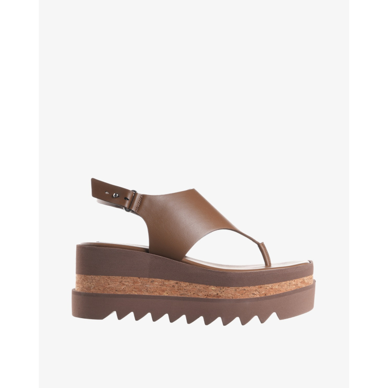 STELLA MCCARTNEY Sandale 810393/pl24  HAZELNUT