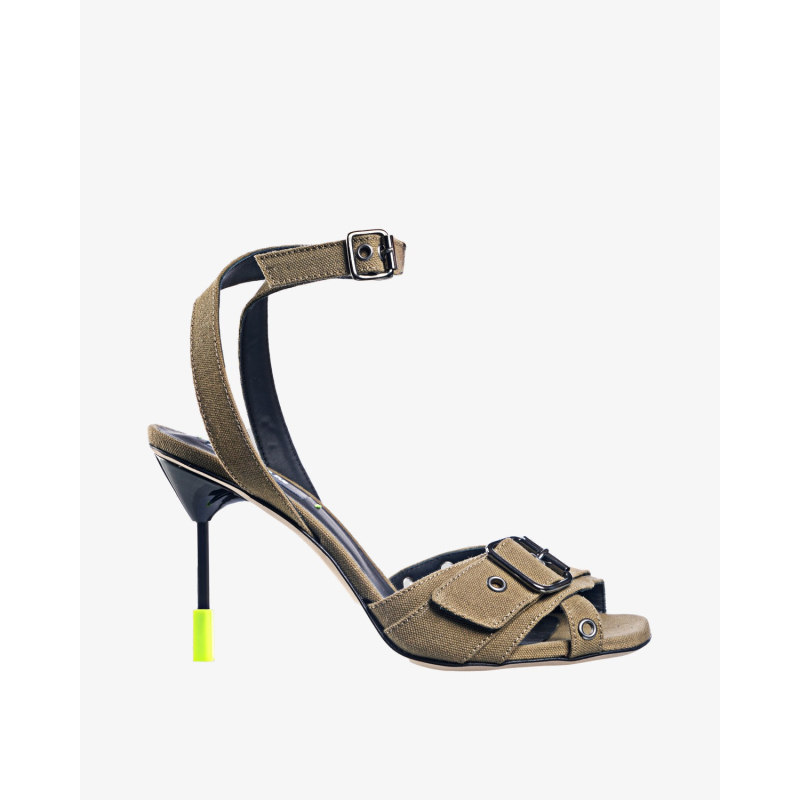 MSGM Sandale MDS702/PL24  DARK GREEN 