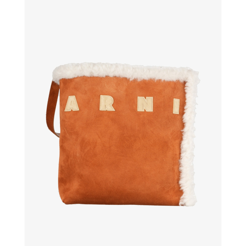 MARNI Torba SHMP0111Q1/JZ25 CANDIED GINGER/LILY WHITE