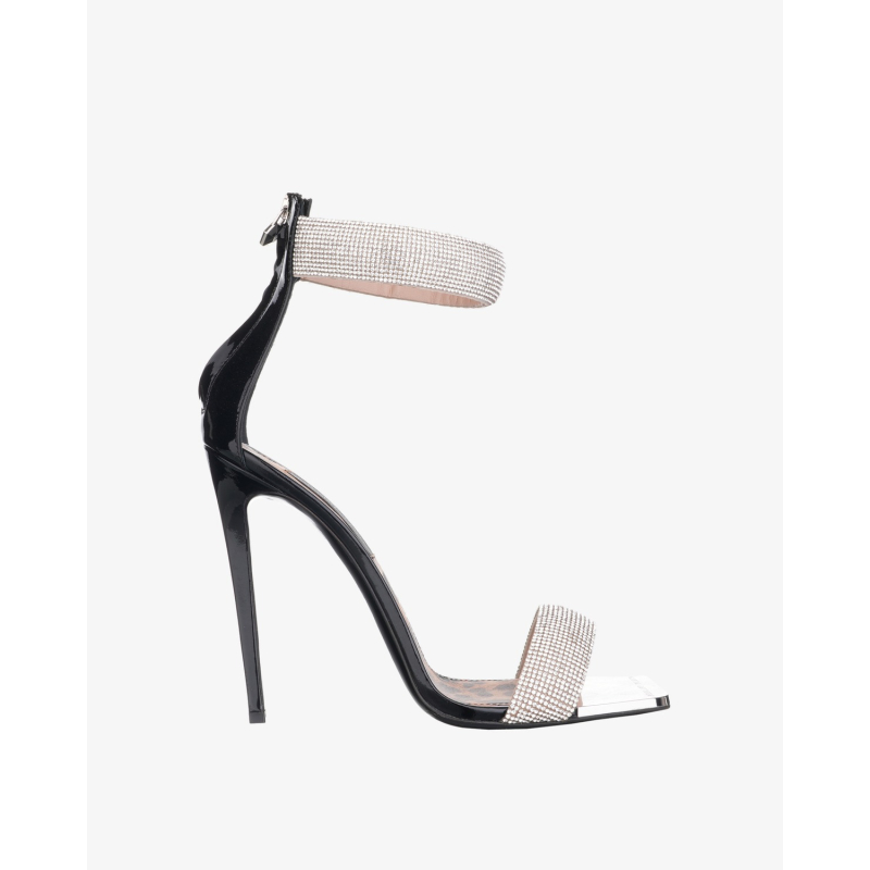 PHILIPP PLEIN Sandale WSD0504/pl24 CRYSTAL BLACK