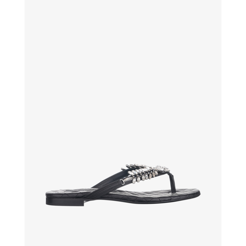 PHILIPP PLEIN Papuče WSA0659/ pl24 BLACK