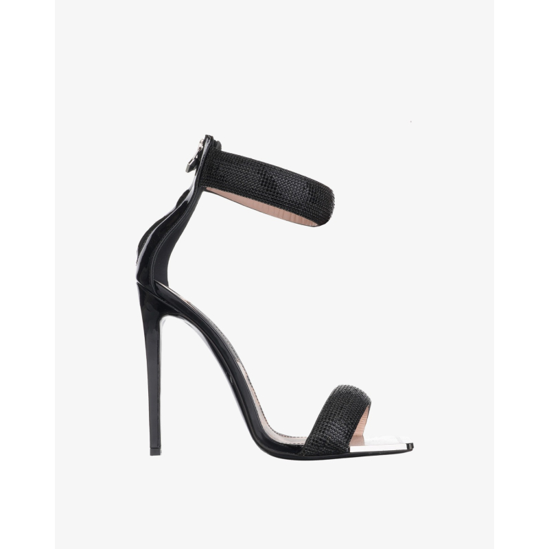 PHILIPP PLEIN Sandale WSD0504/pl24  CRYSTAL  black/black