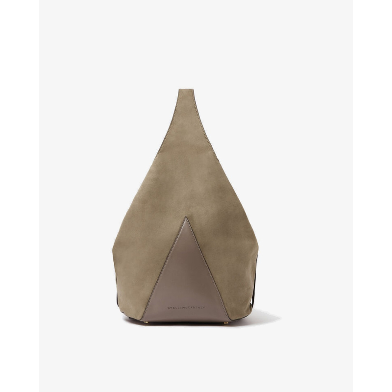 STELLA MCCARTNEY Torba 7B0207WP0750 Appaloosa Soft Bucket Medium Bag Alter Suede & Alter Mat MOSS/JZ26