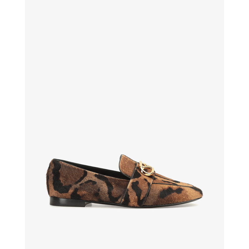 SERGIO ROSSI Cipele B14330MVIS31370 Flat Moccasin-10 LEOPARD 8069/JZ26