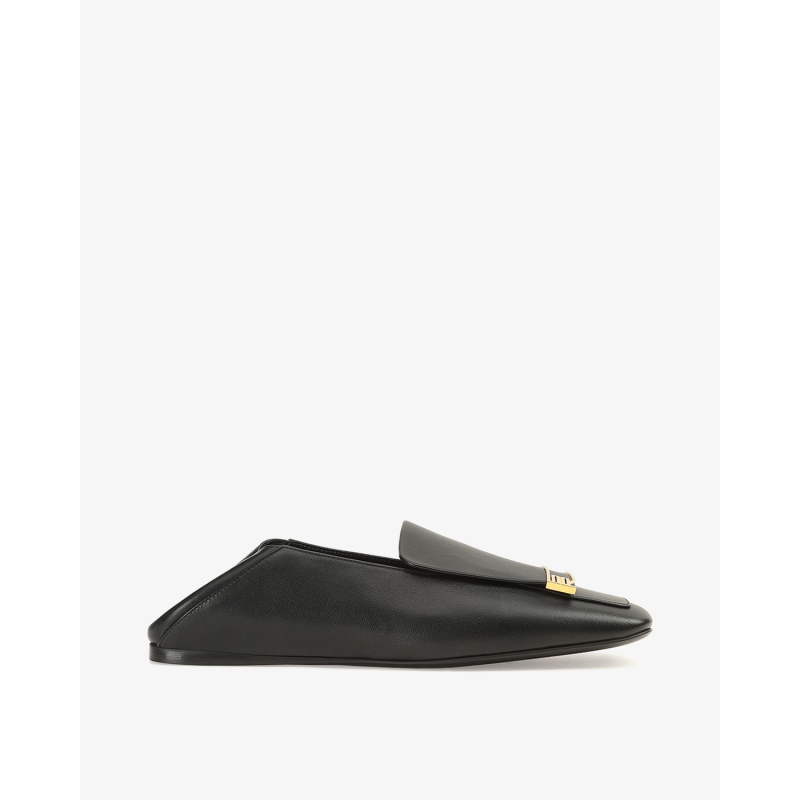 SERGIO ROSSI Cipele B14480MMVN13170 Flat Moccasin-05 BLACK 1000/JZ26