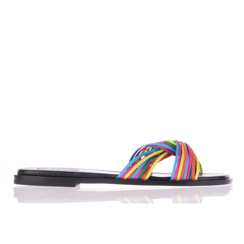 MSGM Papuče 3441MDS164/23 MULTICOLOR