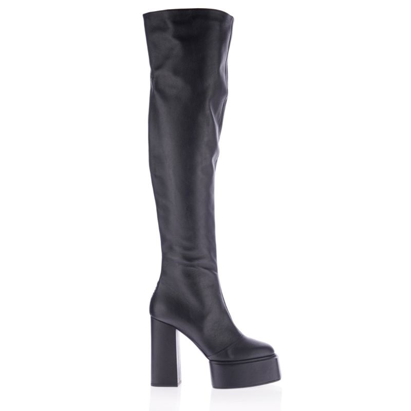 3JUIN Čizme 323W9006/22 BLACK