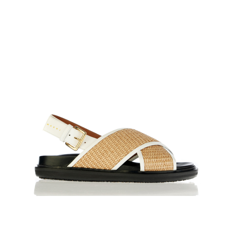 MARNI Sandale FBMS013801/23   NATURAL