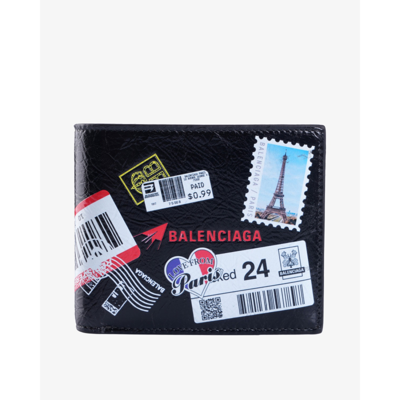 BALENCIAGA Novčanik 8671482ACHI001 WALLET 1084  BLACK/MULTICOLOR/PL26