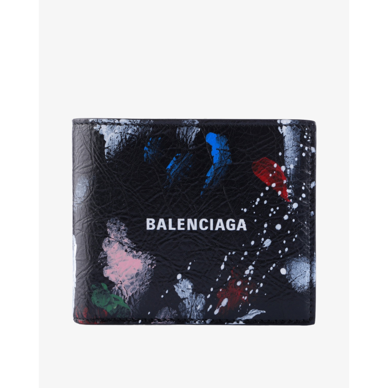 BALENCIAGA Novčanik 5945492ACJM001 WALLET 8486  BLACK/MULTICOLOR/PL26