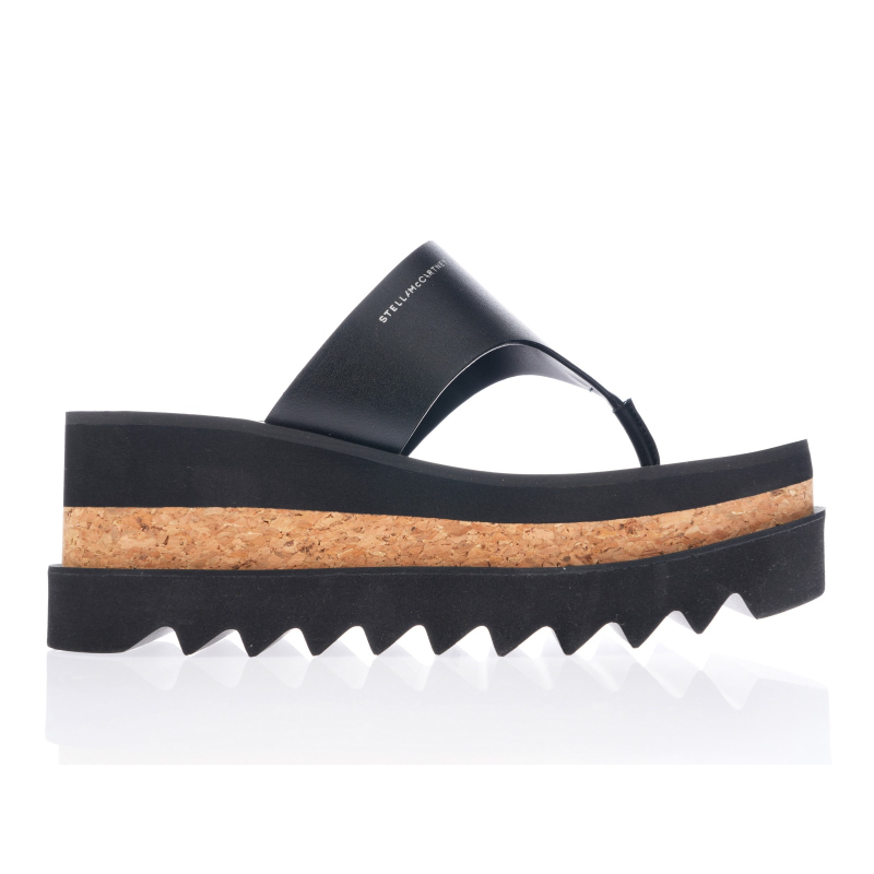 STELLA MCCARTNEY Papuče 810362/PL24  BLACK