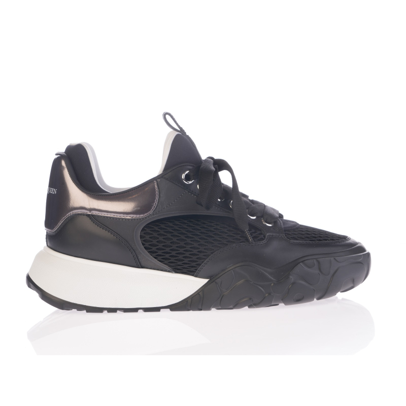 ALEXANDER MCQUEEN Patike 777226/PL24  BLK/GUNM./WHI/SIL