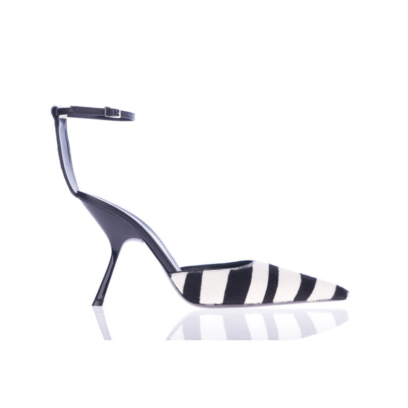 SERGIO ROSSI Sandale B04070/23 BIANCO/NERO