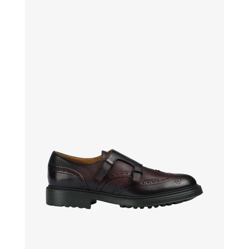 DOUCAL'S Cipele DU3567HENRUF188NL01 SLIP ON (GM) TRIUMPH BURGUNDY+F.DO NERO/JZ26