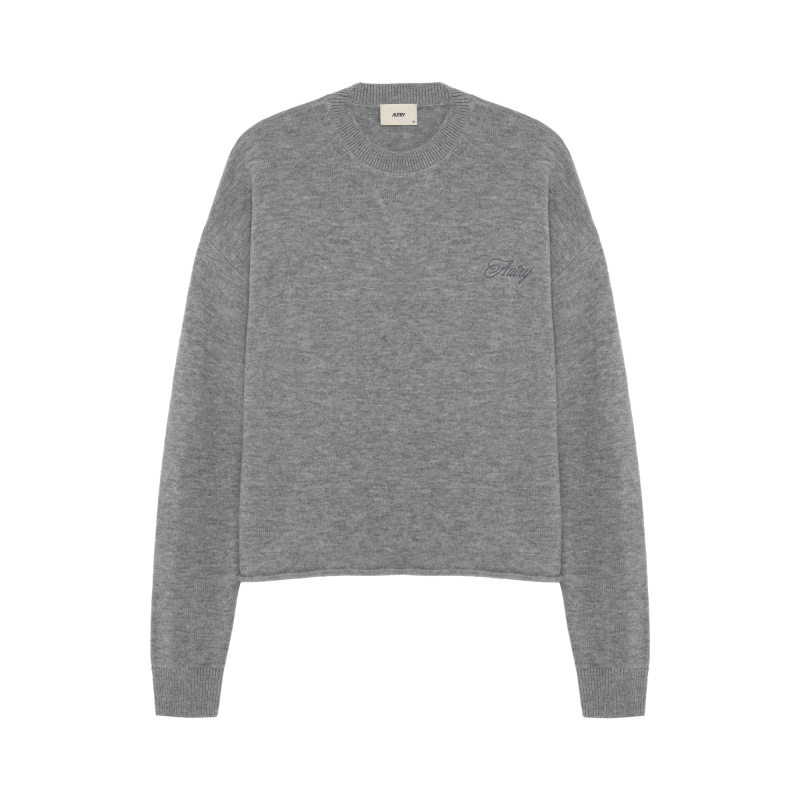 AUTRY INTERNATIONAL SRL Džemper SWEATER MAIN WOM 149D WOOL/WS DARK MELANGE/JZ26