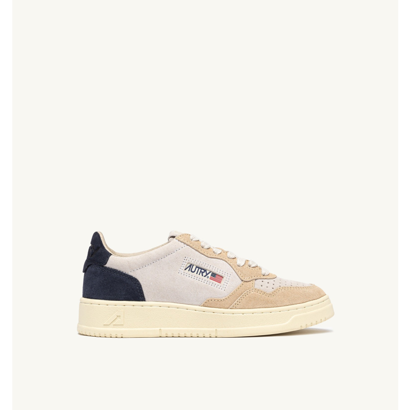 AUTRY INTERNATIONAL SRL Patike MEDALIST LOW MAN TS29 TRICOLOR/SUEDE BLUE SPACE/WHITE/SAND/JZ26