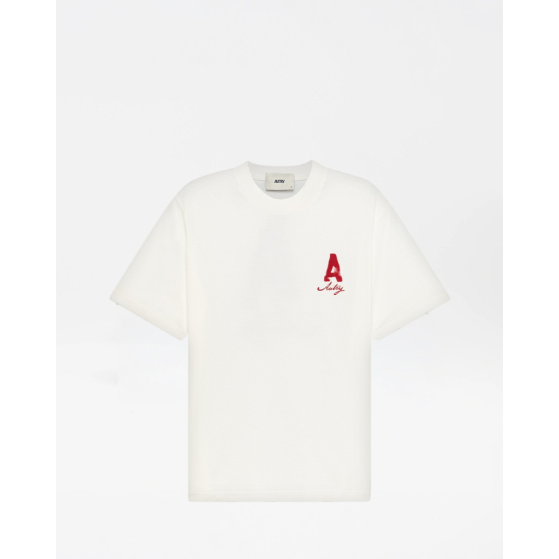 AUTRY INTERNATIONAL SRL Majica T-SHIRT MAIN UNISEX 109A COTTON ALABASTER/JZ26